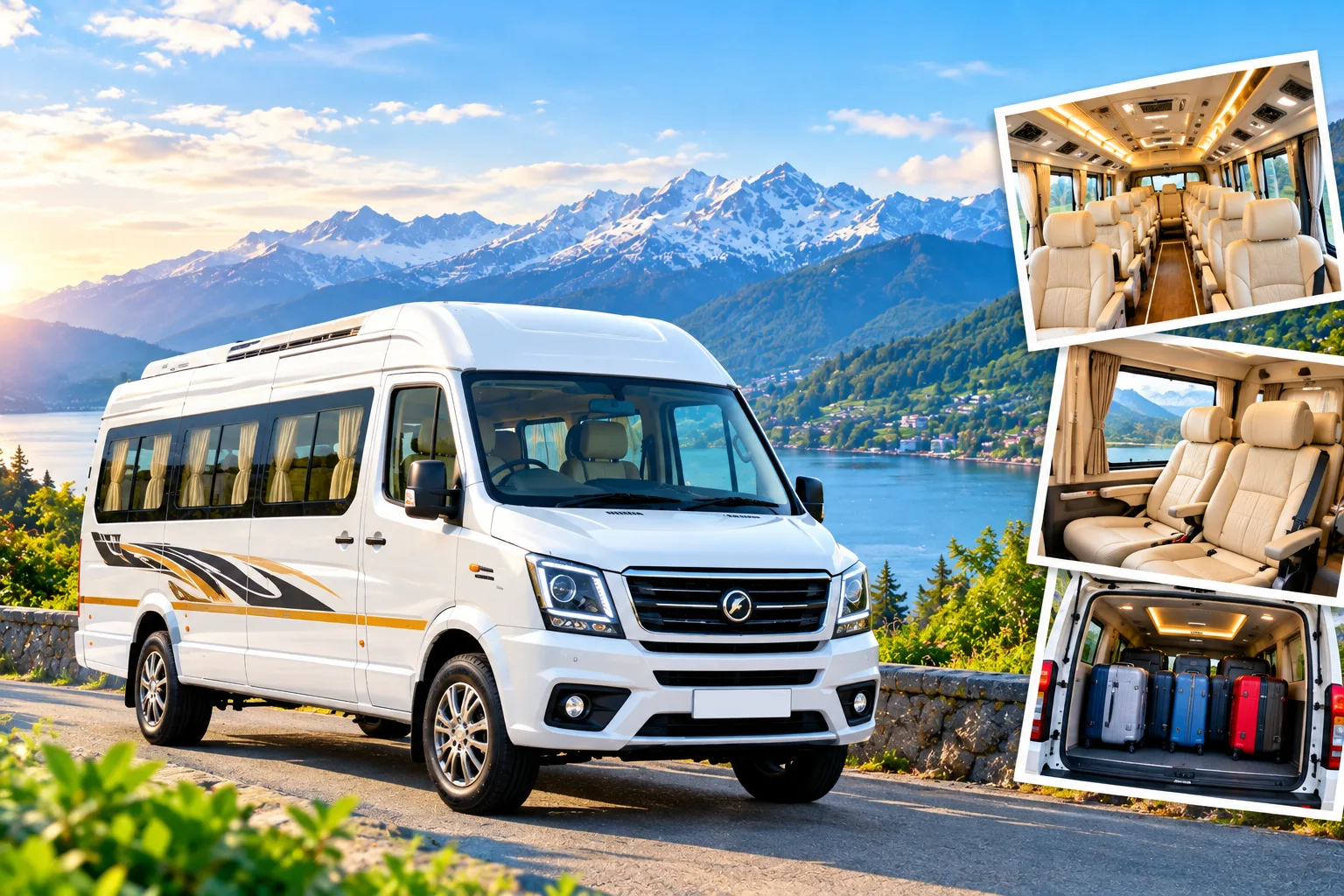 9 Seater Luxury Tempo Traveller